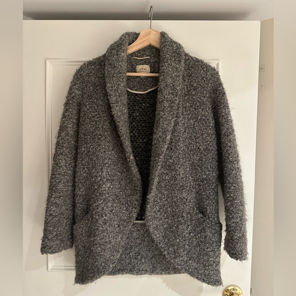 Aritzia Wilfred grey jacket / shacket / sweater - Picture 1 of 2